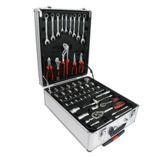 899pcs Handy Tool Set Kit - Rolling Tool Box & 4 Drawer Storage for Maintenance