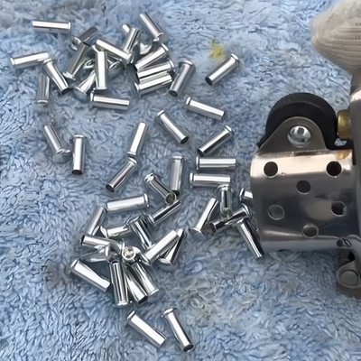 20pcs Aluminum Half Hollow Rivets for Zippo Insert Steel Wheel Repair Pins Kit