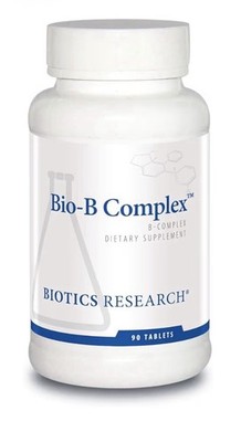 Biotics Research Bio B Complex High Potency B-Complex with Folate 90 Tablets