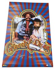Cheech & Chong Signed Autographed 24x36 Poster ACOA