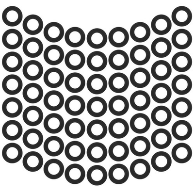 #ad 100 PCS Stainless Washers Flat Construction Hardware Heavy Duty Metric $20.45