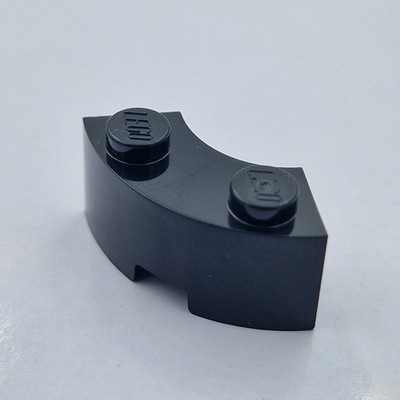 Lego 10x Brunnenstein rund Ecke 2x2 brick round corner 85080 schwarz black
