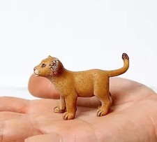 Baby Lion Cub Animal Figure Toy PVC Doll Small Figurine Birthday Gifts