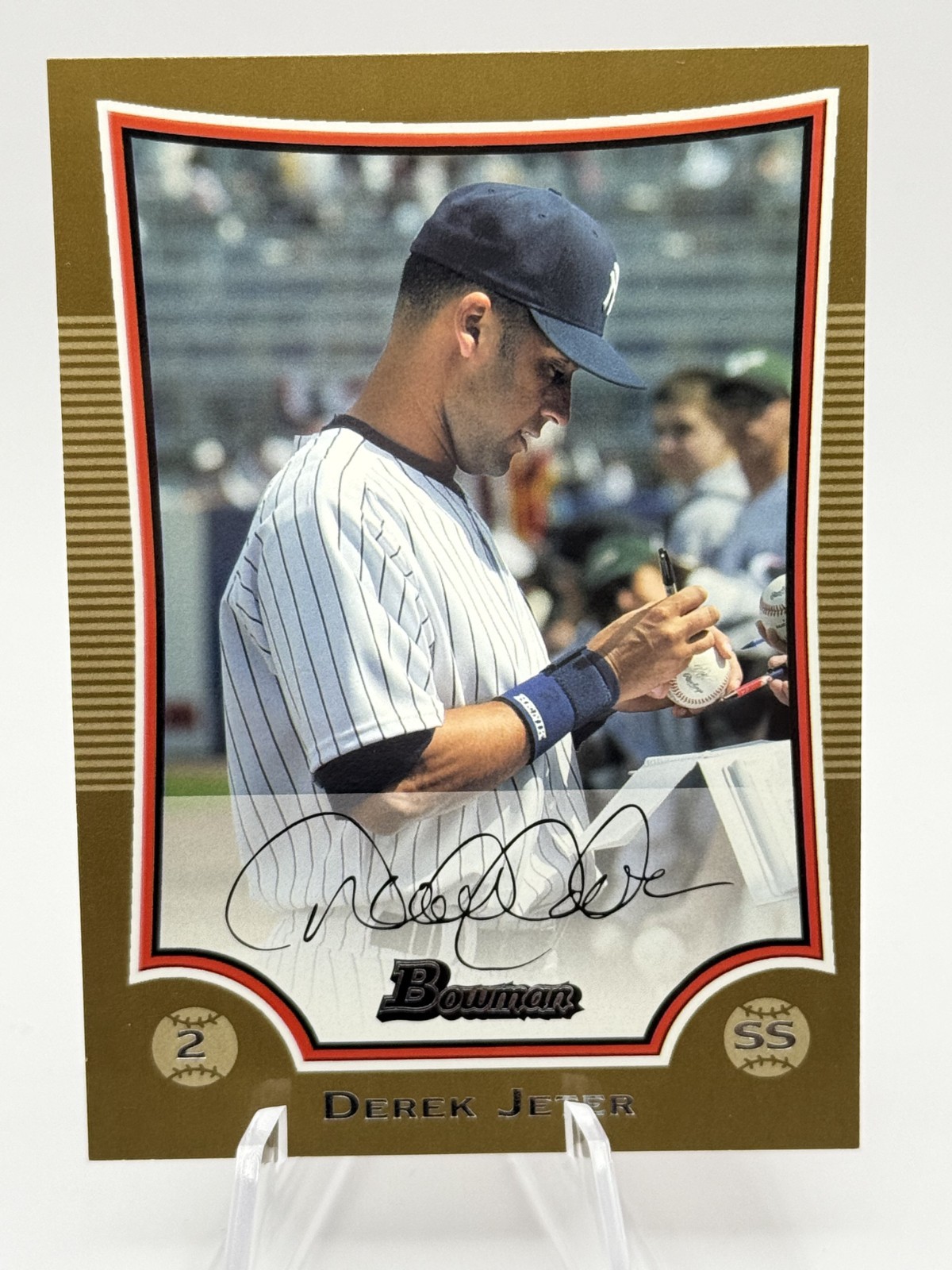 Derek Jeter #80 Baseball Cards 2009 Bowman trading card — raw and PSA graded price guide