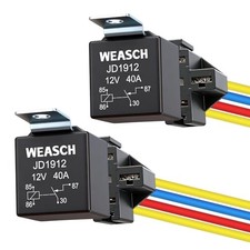 Pack JD191Car Relays, 1V 40A, SPST 4Pin, 40A Automotive Relay, Automotive 2