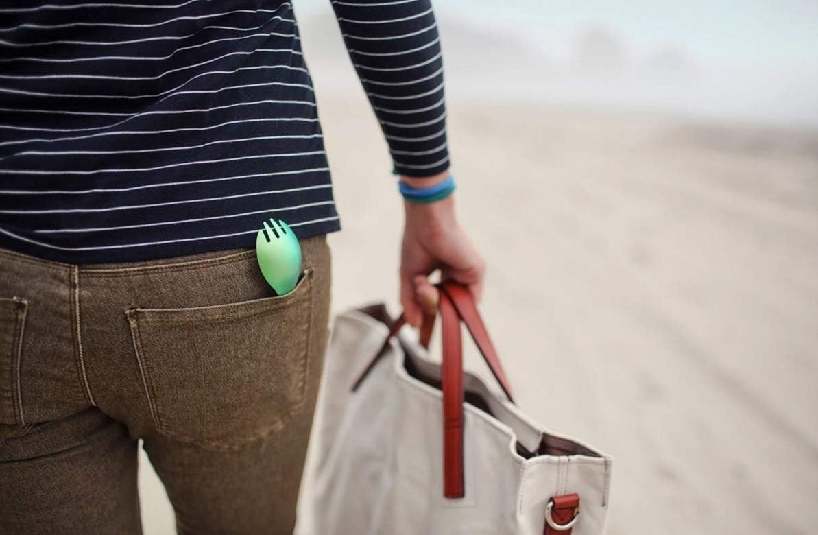 Snow Peak Titanium Spork, Purple, SCT-004PR, Japanese Titanium, Ultralight,