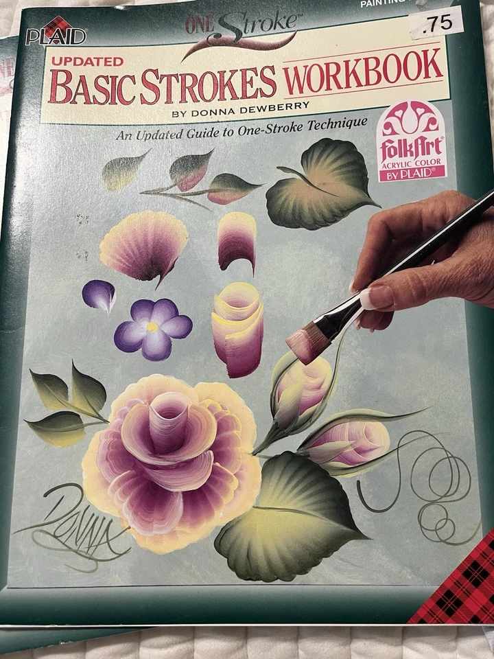 Lote de 3 Patrones de Pintura Decorativa de Libros Donna Dewberry a Cuadros de Un Trazo Foto 2 de 4