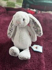 Jellycat Small Blossom Silver Bunny Berry Brand New 100% Genuine