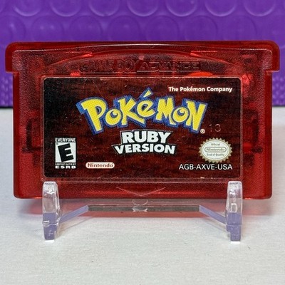 Pokemon Ruby Version GBA [Authentic   New Battery] Gameboy Advance Cartridge