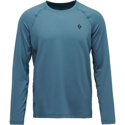 Black Diamond - M Alpenglow LS Crew creek blue L Funktionsshirt Langarm Sport