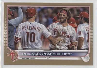 2022 Series 2 Gold 670/2022 Bryce Harper Philadelphia Phillies JT Realmuto 1i01