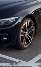 GENUINE BMW 3 SERIES 704M SPORT 19" GREY / DIAMOND TURNED FRONT ALLOY WHEEL X1