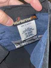 WORKRITE 2112 FR Pants mens 38x31 Black Arc Rating 7.0 Nomex Cat 1 Olengaurd