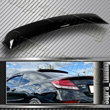 Abs Black Rear Roof Window Visor Spoiler For 2012-2015 Honda Civic Coupe 2 Door Abs Black Rear Roof Window Visor Spoiler For 2012-2015 Honda Civic Coupe 2 Door