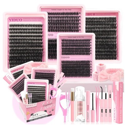 Studio Effect at Home - 994 Pcs Lashes Clusters Kit - Volume..