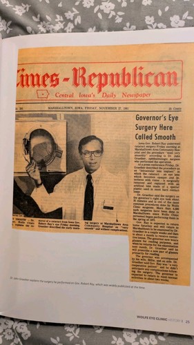 WOLFE EYE CLINIC: A Century in Sight, HB, DJ, Business Publications Corp, Iowa - Picture 7 of 10