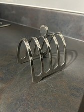 Antique Silver Plated Toast Rack Made In England 33844