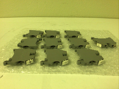 NEW, ( LOT OF 10) KONNECT-IT KN-T12 DIN RAIL TERMINAL BLOCK AWG 26-12, 2.5MM