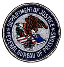 WASHINGTON DC &ndash; DEPARTMENT OF PRISONS &ndash; FEDERAL Police Patch US EAGLE 3&rdquo; USED