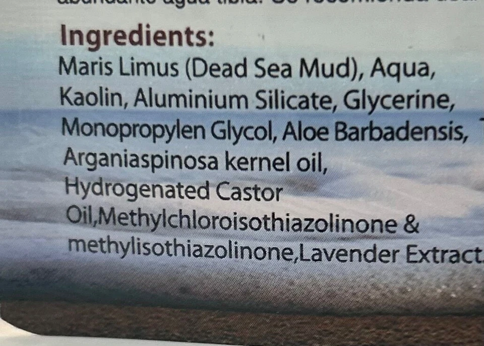 Dead Sea Facial Mud 3 in 1 Face Body Hair Clay Mask with Argan Oil Secret 150 g - Image 3 of 3