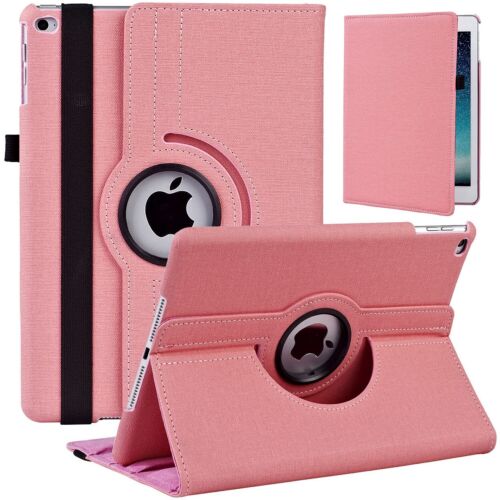 iPad Rotating Case Fabric 360 Stand Cover For iPad Mini Pro 12.9 Air 11 13 M2 M3 - Picture 12 of 14