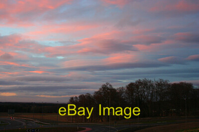 Foto 6x4 Welle Wolken bei Sonnenuntergang Fochabers Die untergehende Sonne hebt Bank c2012