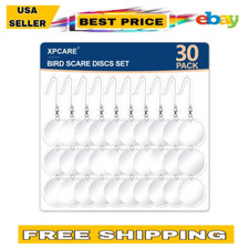 XPCARE 30 Pcs Bird Scare Discs - Highly Reflective Double-Sided Reflectors