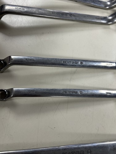 Matco RBDL 10-19mm Missing 12 Point Metric Sae Off-Set Box-End Wrenches Snap On - Picture 6 of 13