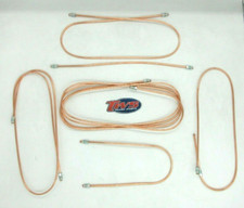KIT TUYAUX DE FREIN EN CUIVRE POUR FIAT 124 TOUS MODÈLES SPIDER SPORT COUPE'