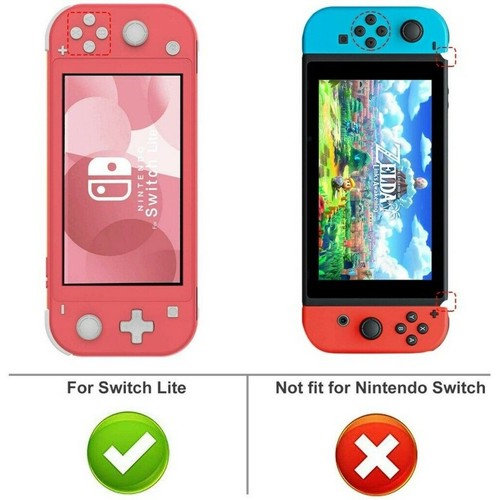 For Nintendo Switch Lite Case - Clear Soft TPU Silicone Transparent Back Cover - Picture 8 of 8