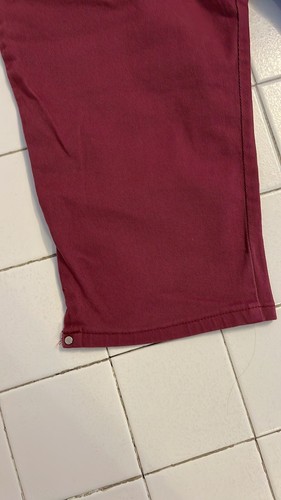 NWT Gloria Vanderbilt Amanda Classic Rise Capri Jeans Purple Size 14 - 第 7/8 張圖片