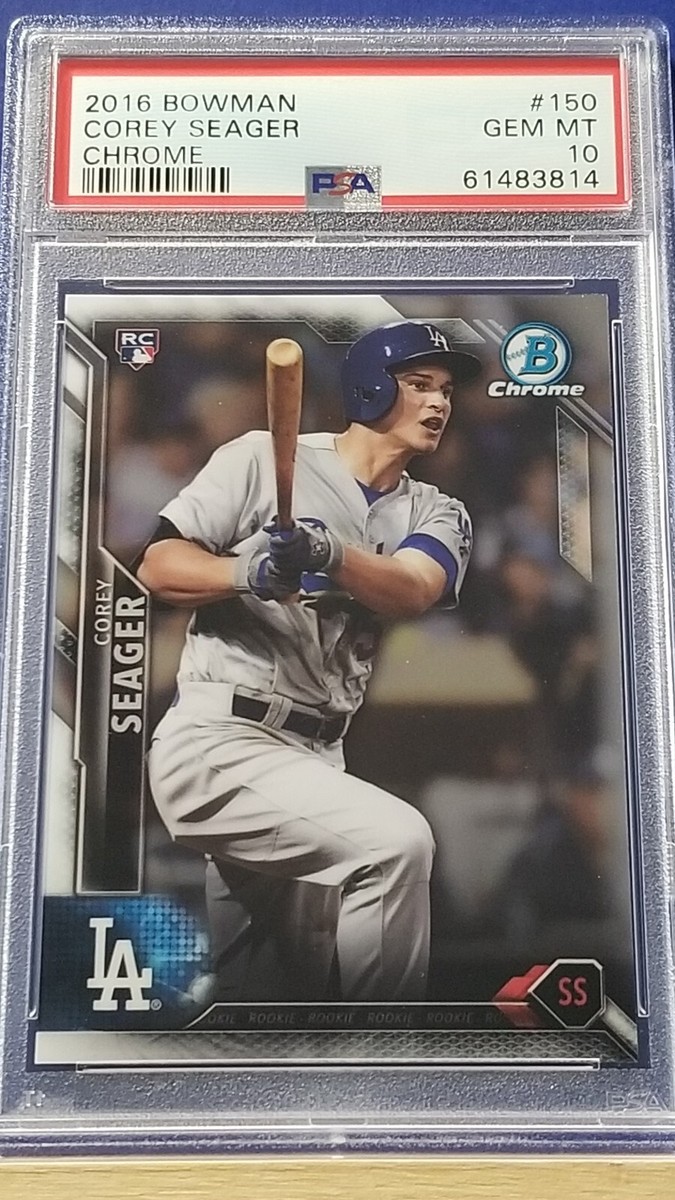 Corey Seager - 2016 Bowman Chrome RC PSA 10 | eBay