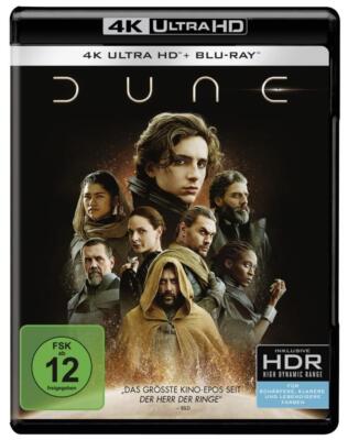 DUNE (Timothée Chalamet) 4K Ultra HD + Blu-ray Disc NEU+OVP
