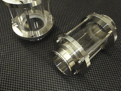 TCSG100 STAINLESS STEEL TRI CLAMP CLOVER SIGHT GLASS 1'' O.D. FLANGE VACUUM 25mm