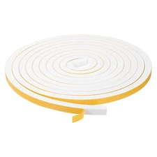 1 Roll 1/2"x 1/2"x 16.4 Ft Weather Stripping Door Seal Strip Foam Tape