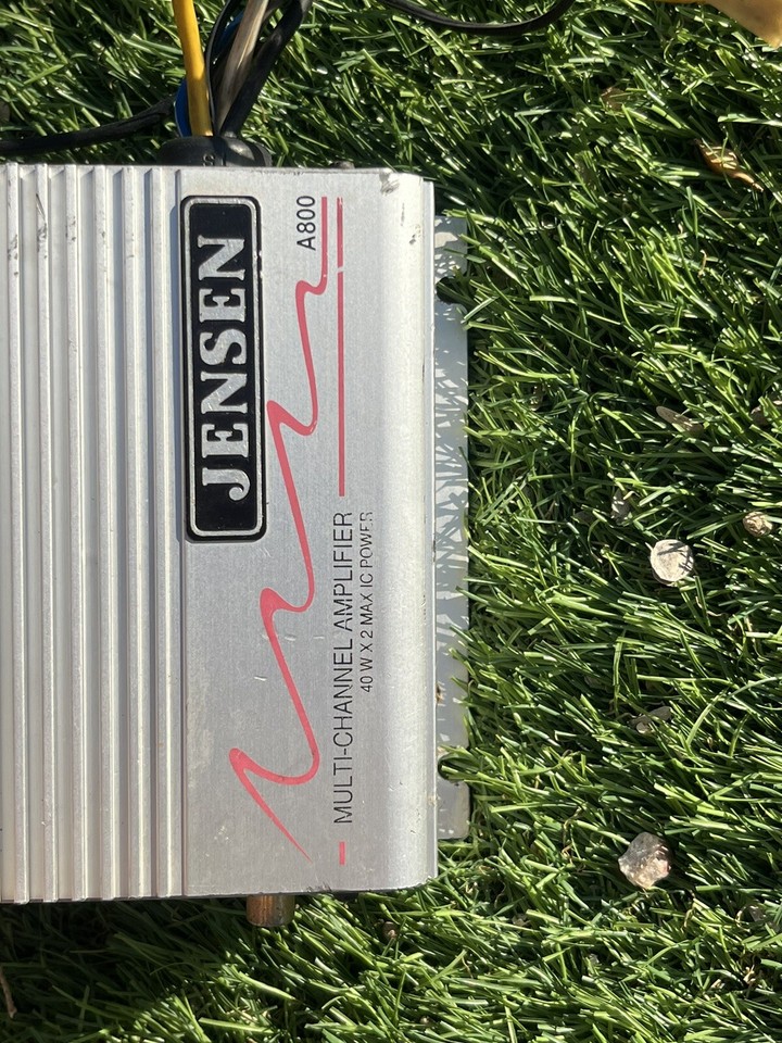 Jensen A800 Old School Car Audio Multi Channel Amplifier Amp 40 watt X