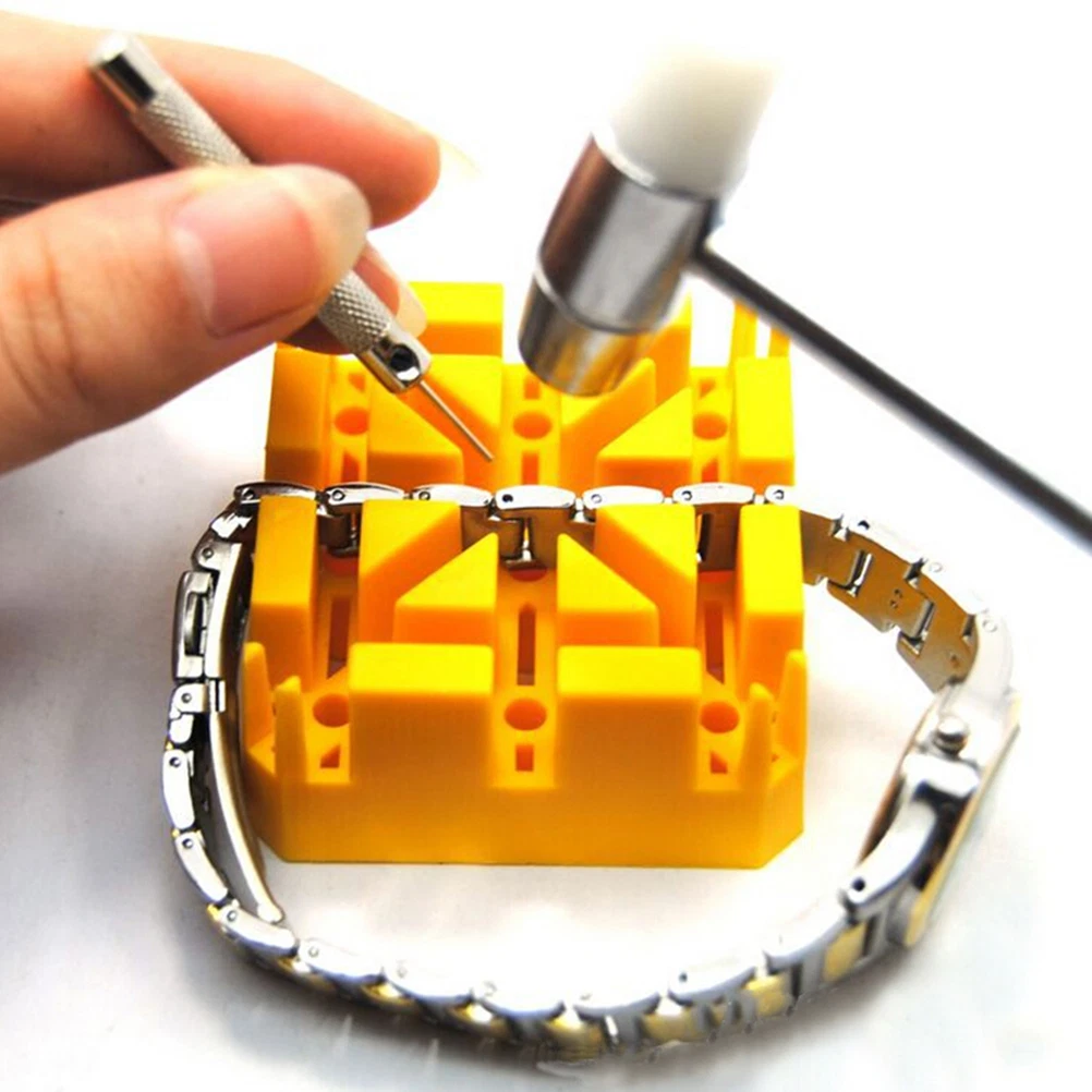 2x Strap Link Plastic Watch Band Bracelet Holder Block Watchmaker