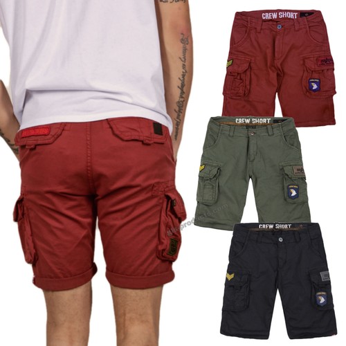 Alpha Industries Mens Shorts Cargo Crew 