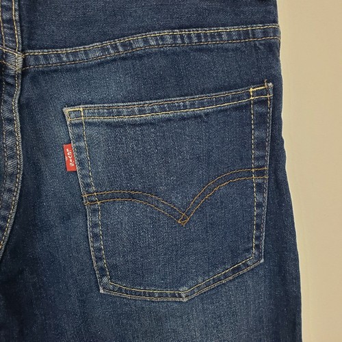 Levis 511 Dark Wash Skinny Jeans Youth Size 16 Regular 28×28 - Picture 7 of 9