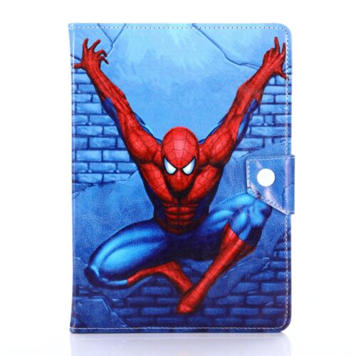 Spiderman Folio Case for Samsung Galaxy Tab 3 4 A7 A8 A10 S6 E 7" 8" 10" Cover - Picture 2 of 7