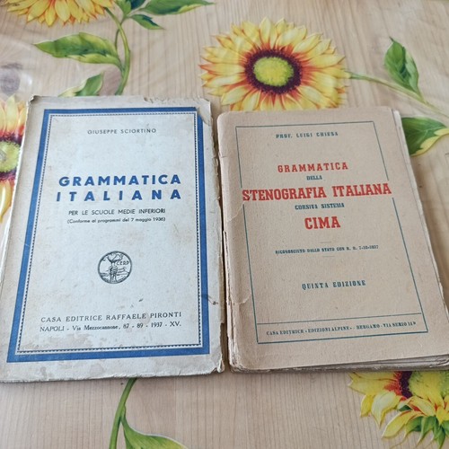 Grammatica Italiana Sciortino Pironti - Stenografia Italiana Chiesa Ed. Alpine - 第 1/6 張圖片