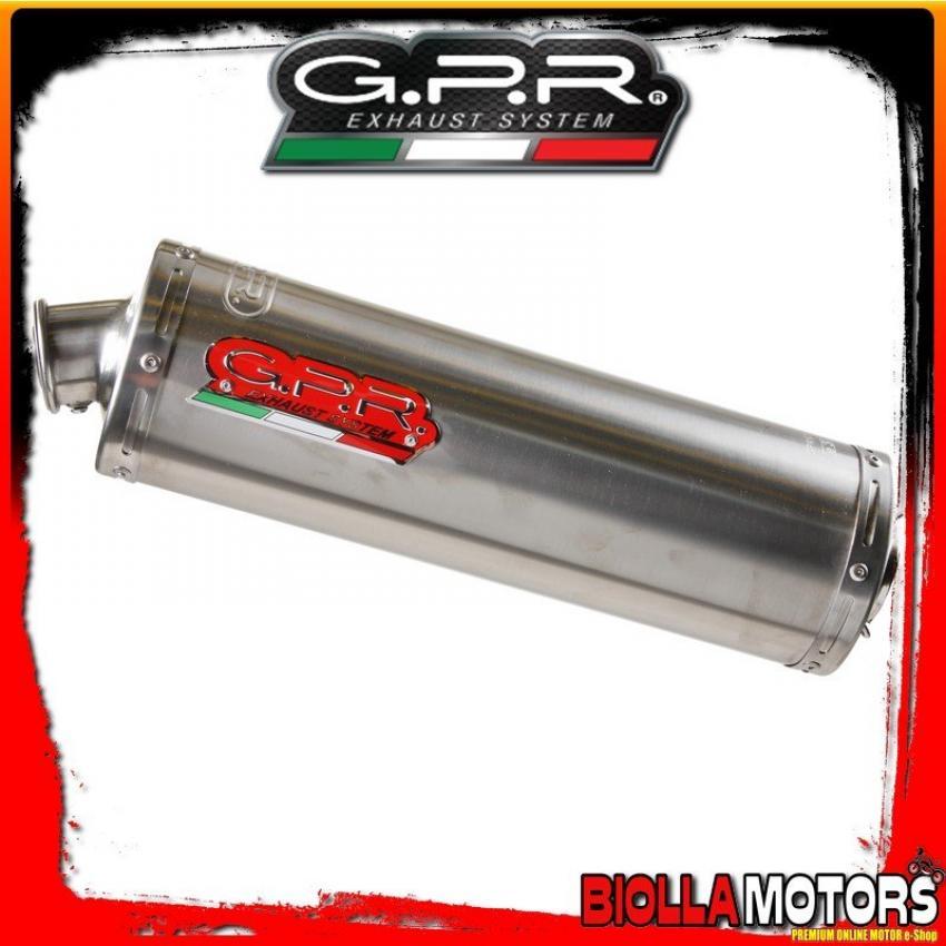 H.269.SAT Terminale Di Scarico Omologato GPR Satinox Inox 304 Satinato Per Honda Cb 750 Hornet 2023 2025 415712