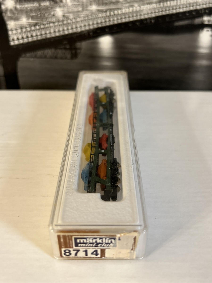 Märklin H 3000 貨物列車セット Z Scale Marklin 8714 Train Car Carrier Freight Car Original