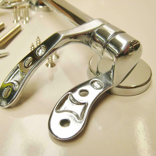 Heritage Replacement Wooden WC Seat Bar Hinge Set Chrome HY-JL6010 - Picture 3 of 4