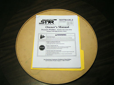 #ad NORTHSTAR COLD WATER PRESSURE WASHER OWNER#x27;S MANUAL MOD#1578112 8172 8182 amp; ETC. $9.53