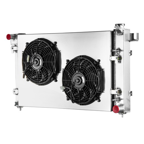 Fit 1998-2002 Dodge Ram 1500 2500/3500 3.9/5.2/5.9L V8 3Row Radiator+Shroud Fan