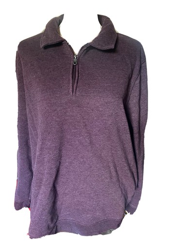 Croft & Barrow Extra Soft Quarter Zip Sweater shirt Mens Size Large #35 | eBay