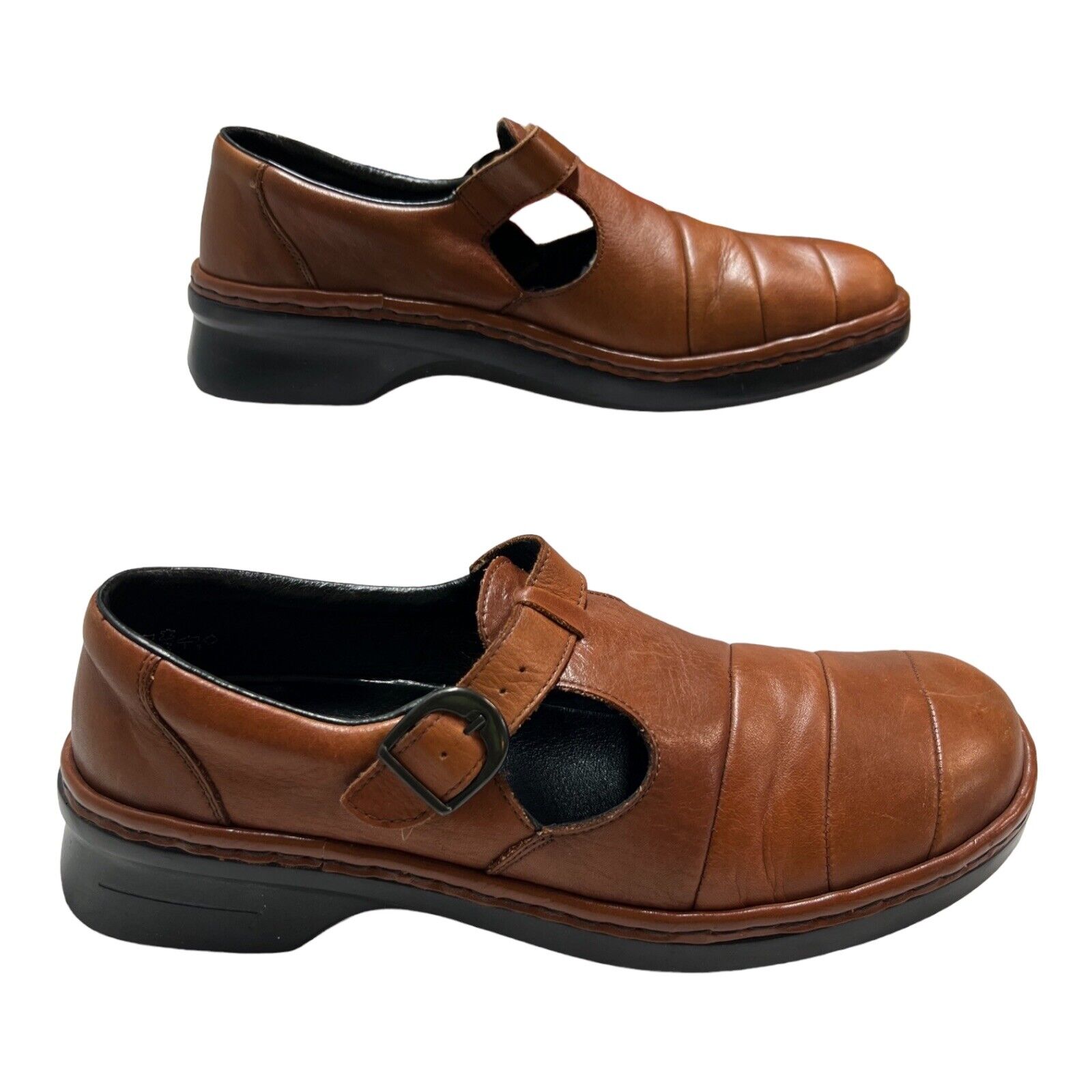 Rieker Womens 42 US 11 Tan Leather Mary Jane Shoe… - image 7