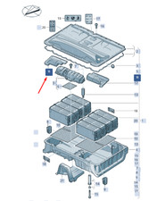 New SKODA SUPERB MK3 High-Voltage Battery Right Support 3Q0972901D NO🇺🇸DUTIES