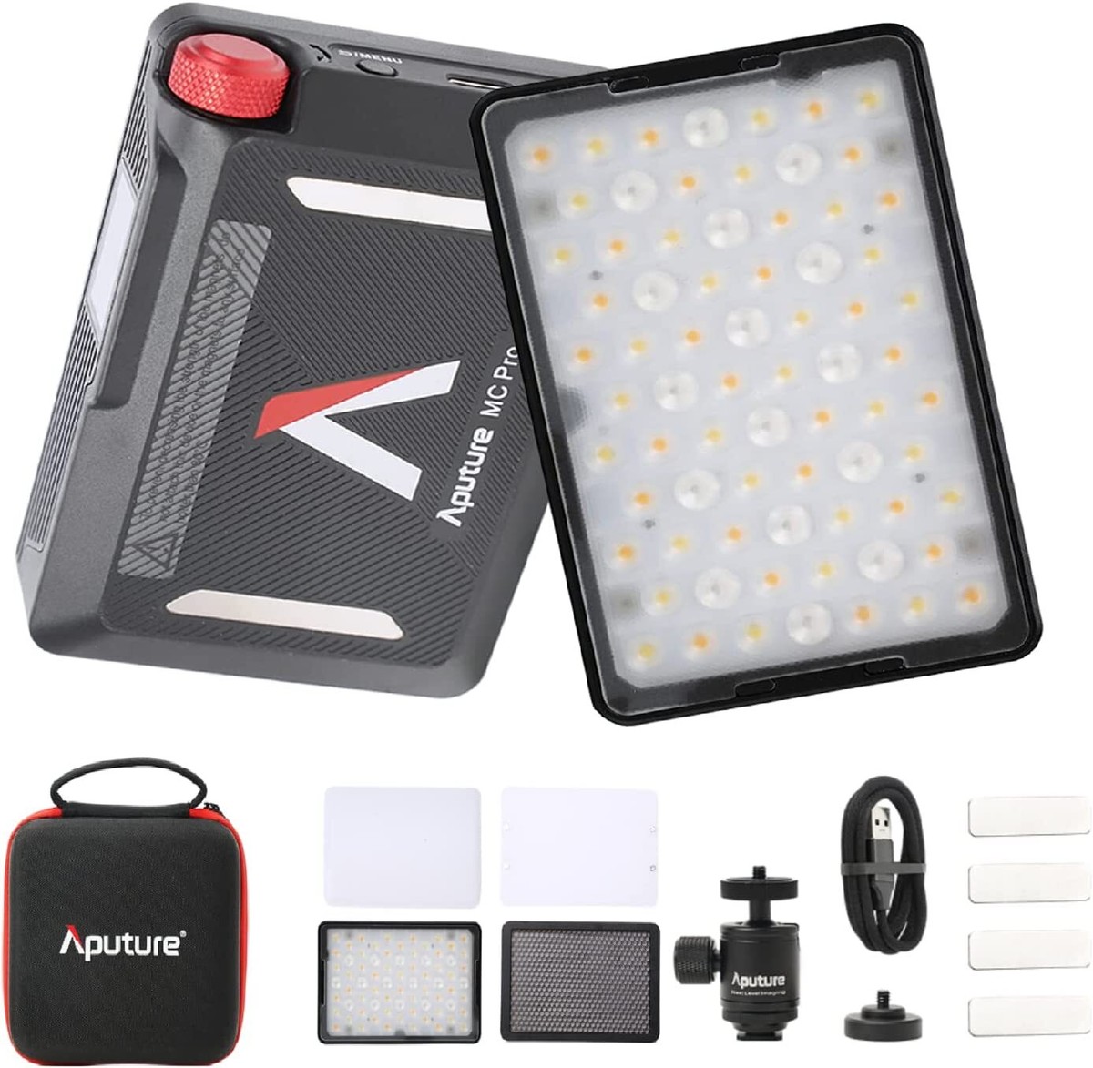 Aputure MC Pro RGBWW On-Camera Led video Light CTT Mode 2000K